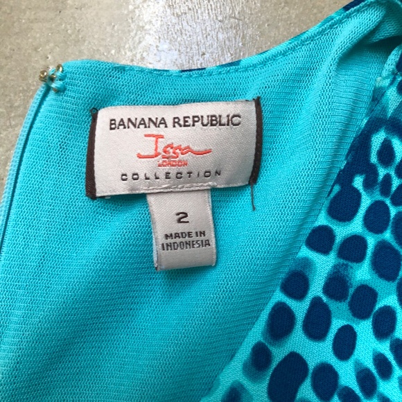 Banana Republic x Issa London Blue Wrap Midi Dress - Picture 9 of 10